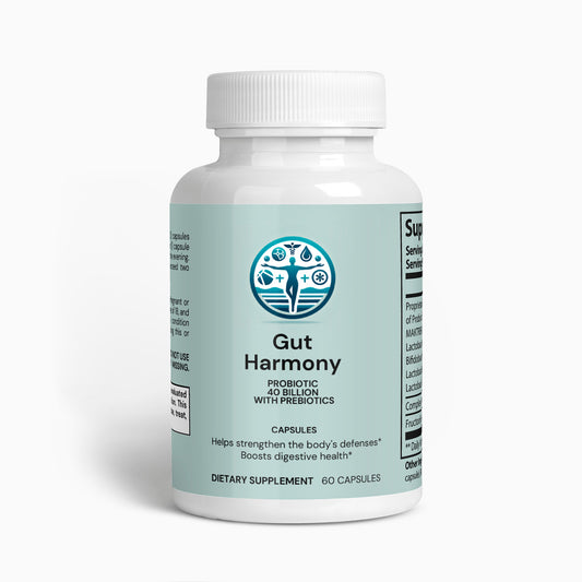 GUT HARMONY Probiotic 40 Billion with Prebiotics