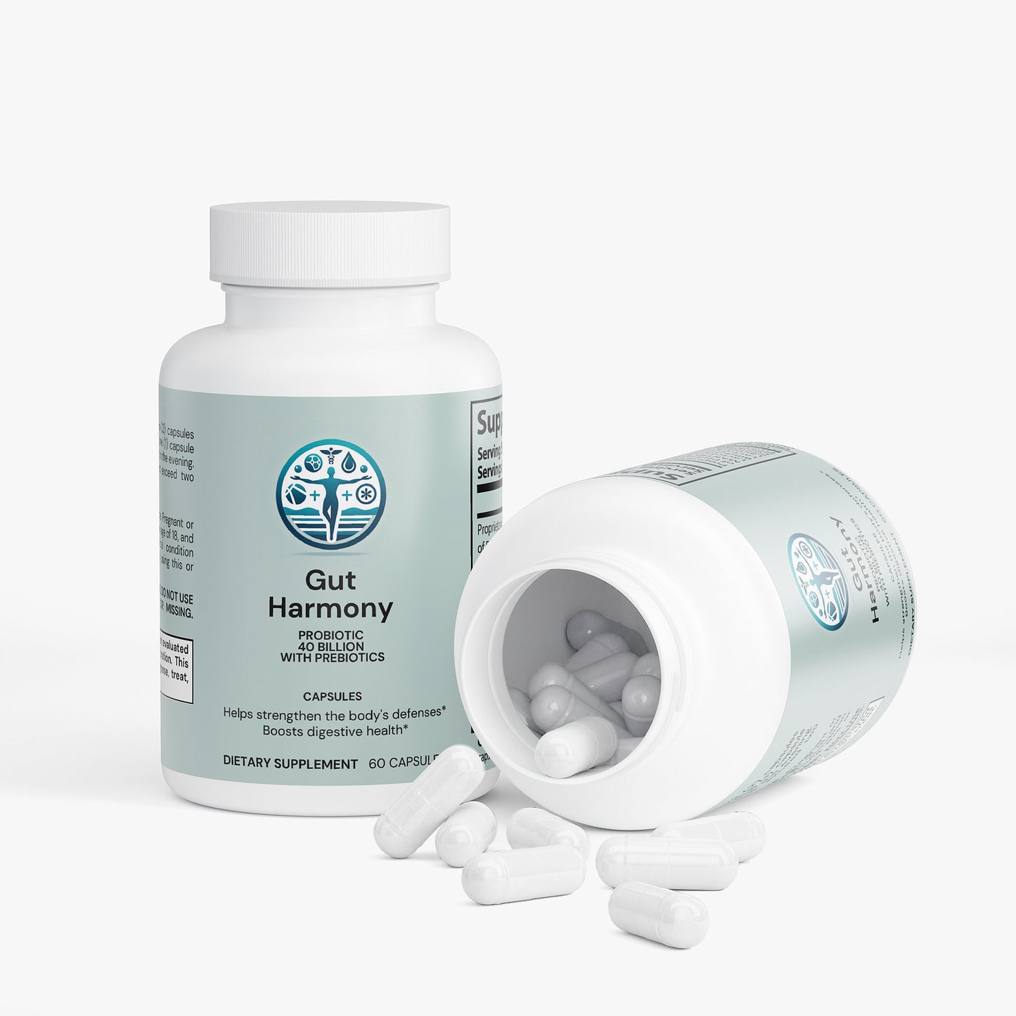 GUT HARMONY Probiotic 40 Billion with Prebiotics