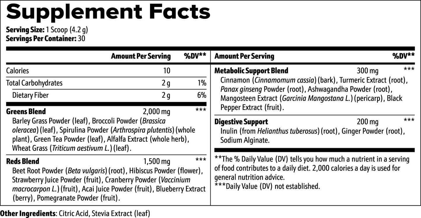 TruFuel Greens Superfood