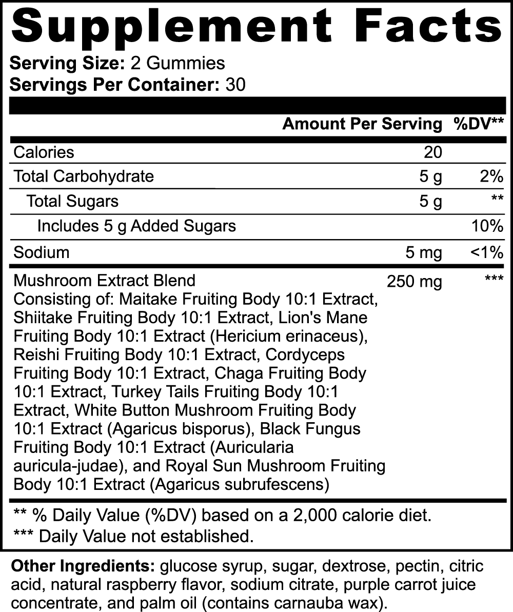 Mushroom Vitality Bites