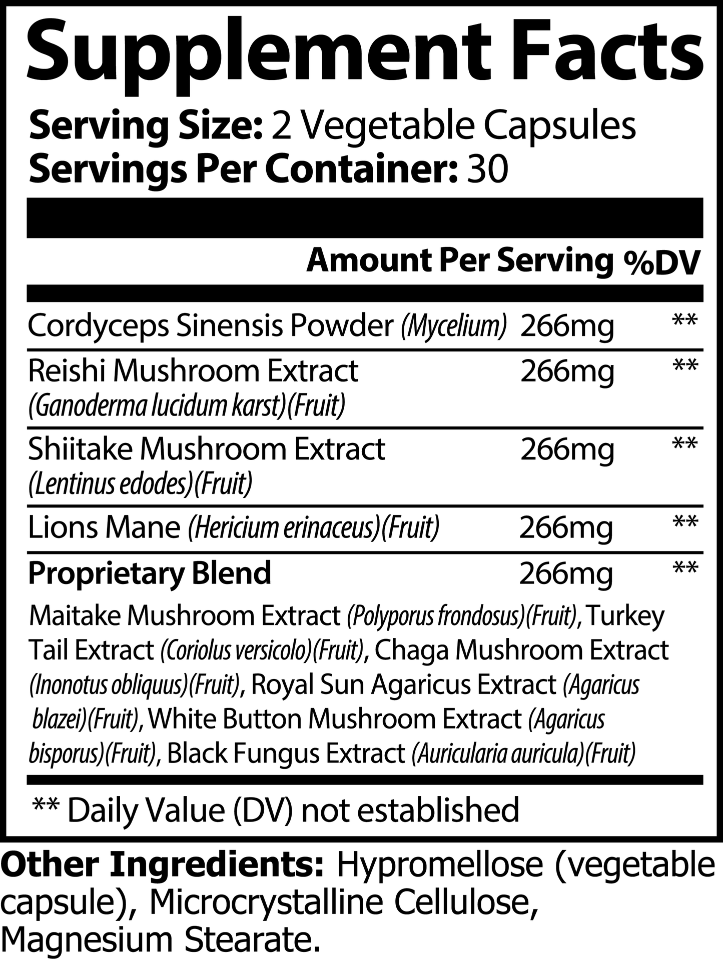 NeuroShroom Complex 10 X