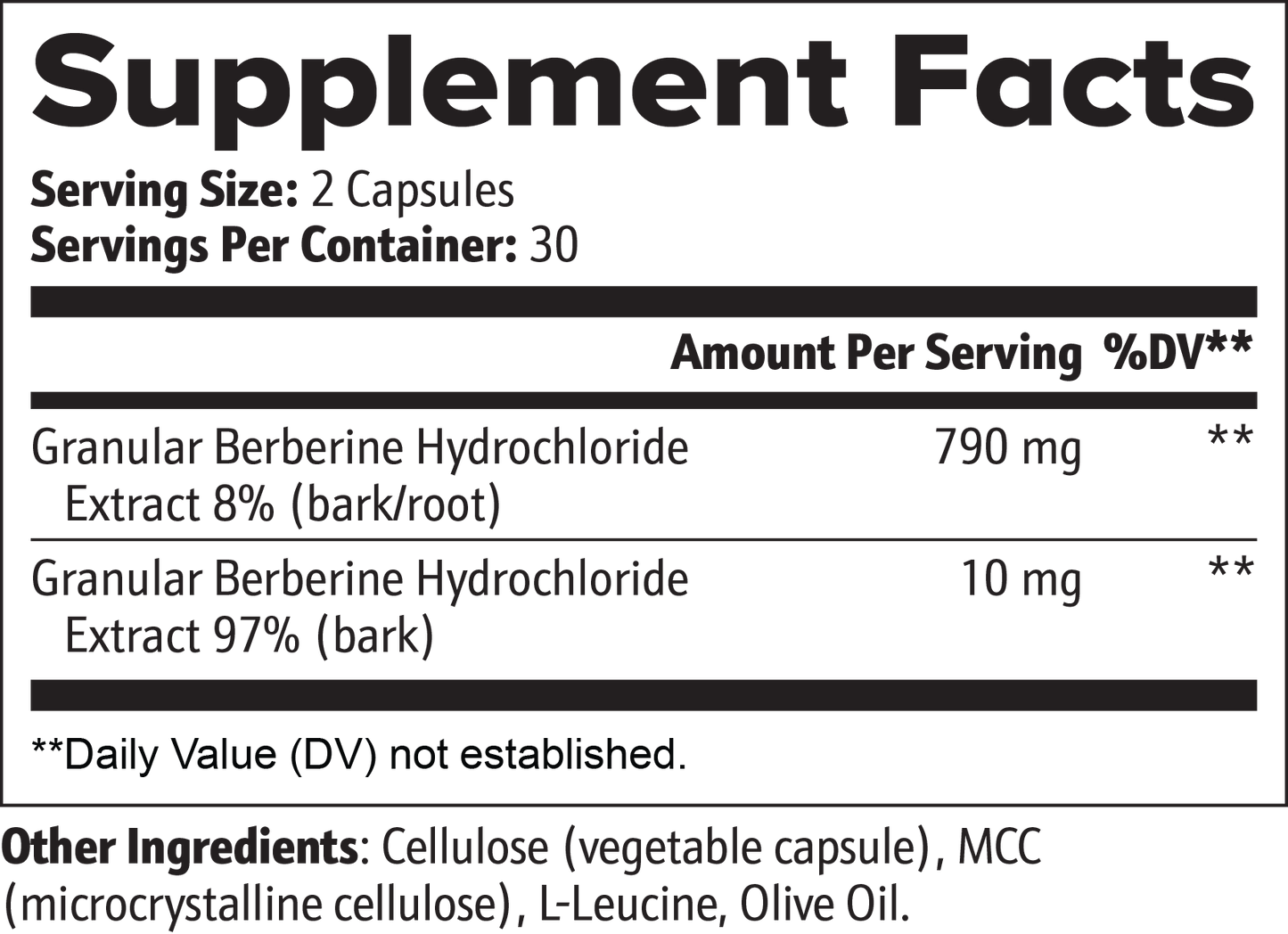 BERBERINE SYNERY